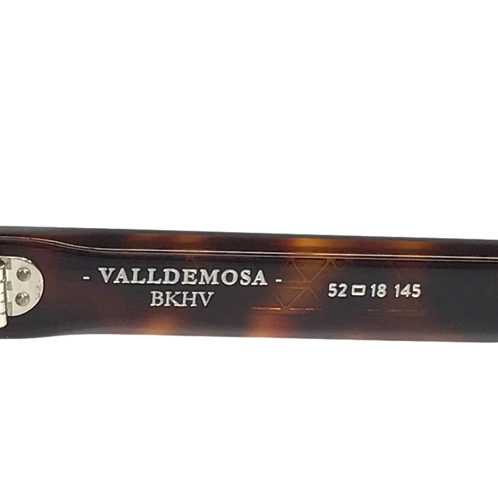 Etnia Barcelona Eyeglasses Frames VALLDEMOSA BKHV Black Havana Square 52-18-145